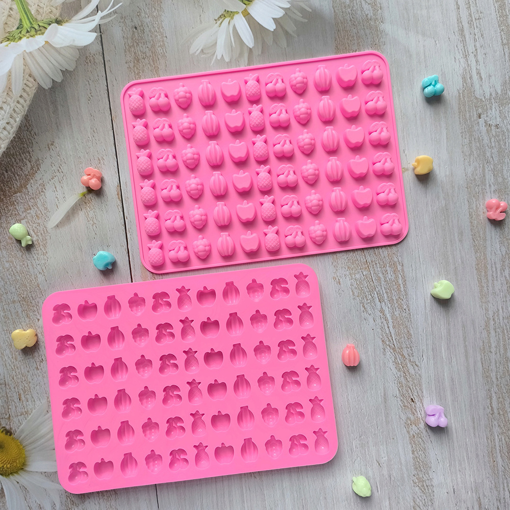 66 Fruit Pineapple 329 chocolate molde de silicona adecuado para molde de dulces molde de horneado de galletas DIY