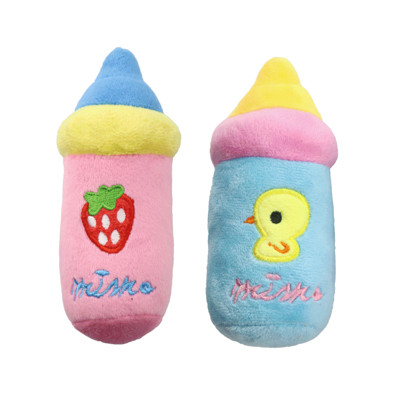 Perro de peluche de juguete de sonido variedad de frutas Navidad de dibujos animados animal gato de juguete suministros para mascotas en stock al por mayor