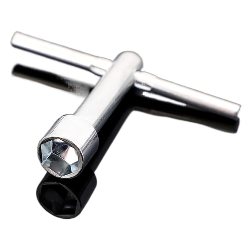 Fábrica al por mayor en forma de T mini llave hexagonal con el coche que soporta la biela en forma de T llave de zócalo