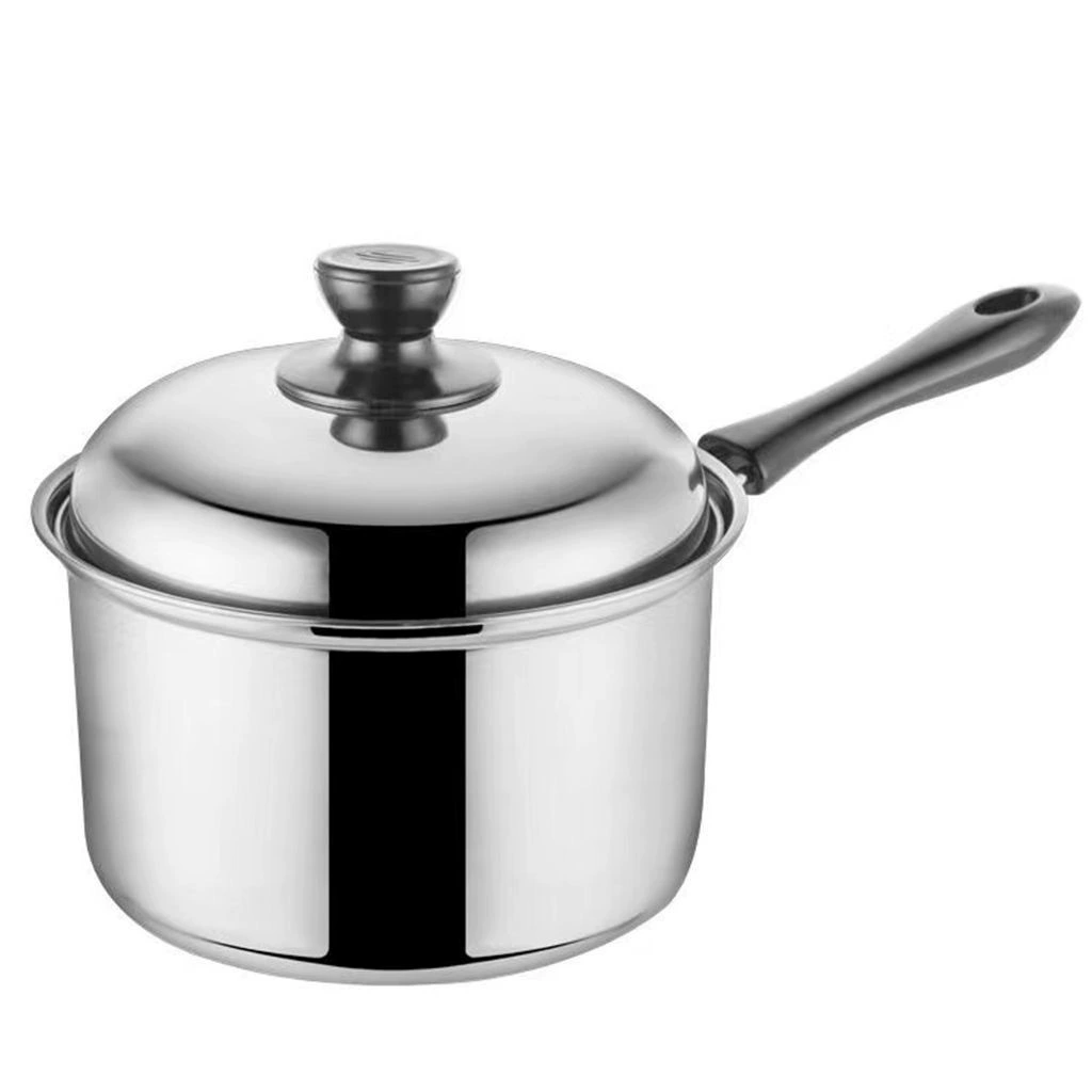 Нержавеющая сталь молочный cooker крышка из стали плюс высокий суповой котёл для дома горячий молочный котёл детское добавление к молочному котлу электромагнитная плита универсальная