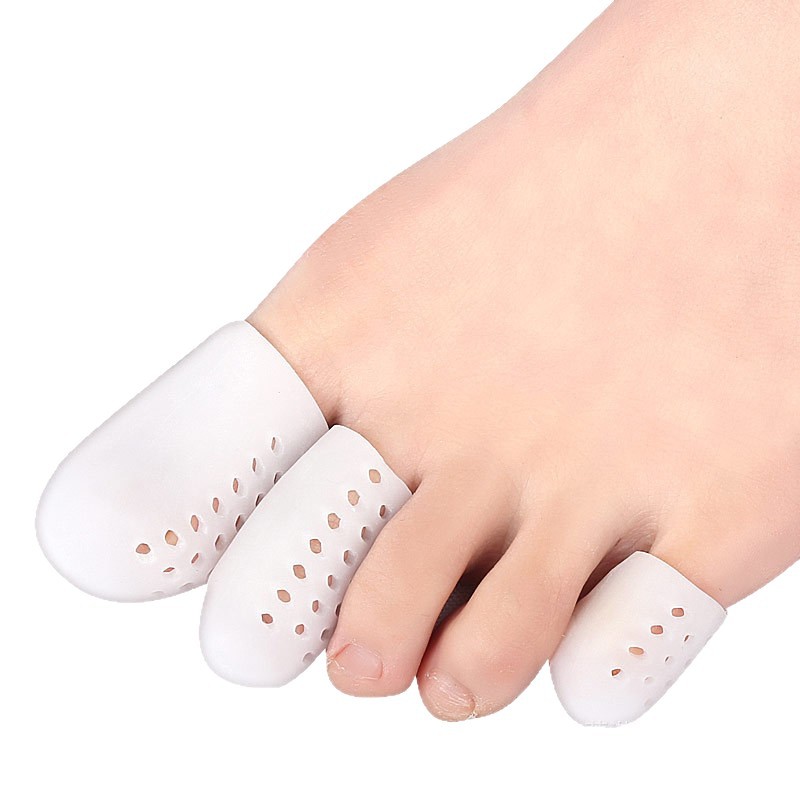 New In-Stock Silicone Closed Toe Protectors Sebs Open Moisturizing Split Toe Anti-Chafing Corn Protectors Shoe Toe Caps