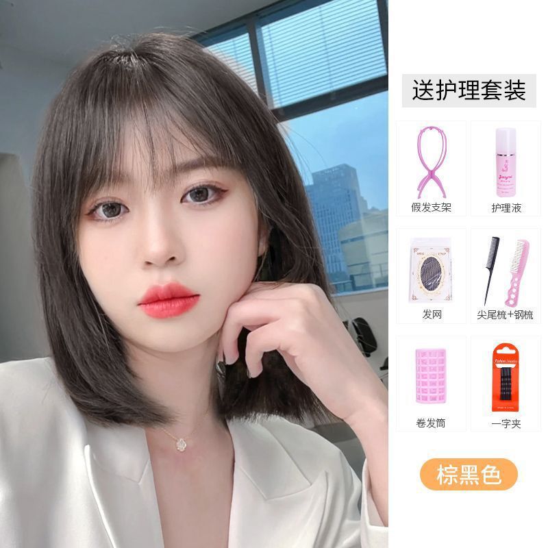 女性用ウィッグ、プラチナショートヘア、小さなレース、ワンサイズ、ヨーロッパとアメリカのホットガール、クールでスポーティな模擬気質ウィッグ|undefined