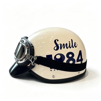 3C certified electric vehicle helmet, personalized for men and women, suitable for all seasons, motorcycle half helmet, retro safety helmet