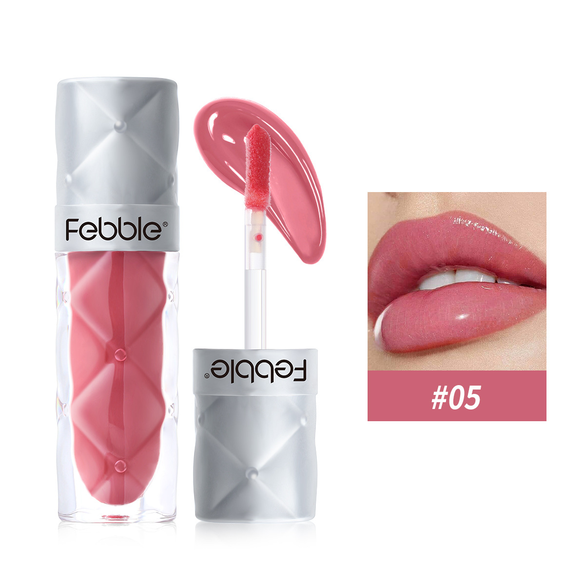 USHAS Amazon explosivo lápiz labial líquido perlado transfronterizo taza antiadherente de larga duración brillo de labios impermeable crema de esmalte de labios