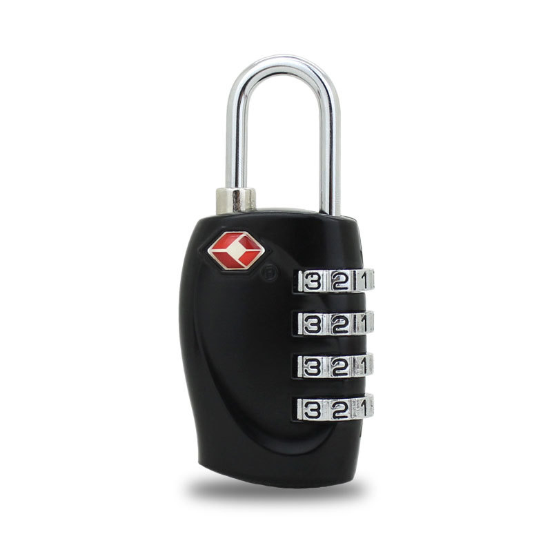 TSA330 zinc alloy safe hanging lock abroad travel box backpack 4 -digit password Customs lock 5