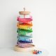 Dip Dye Colored Large Rotary Racing Ball Game Color Cognition Kindergarten Educational Early Education Building Blocks Manufacturers