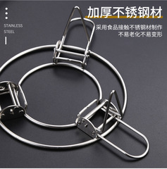 304 Multifunctional Steamer Rack, Heatproof Tongs, Bowl Holder Home Goods Dish Clips Kitchen High-Temperature Anti-Slip Clips