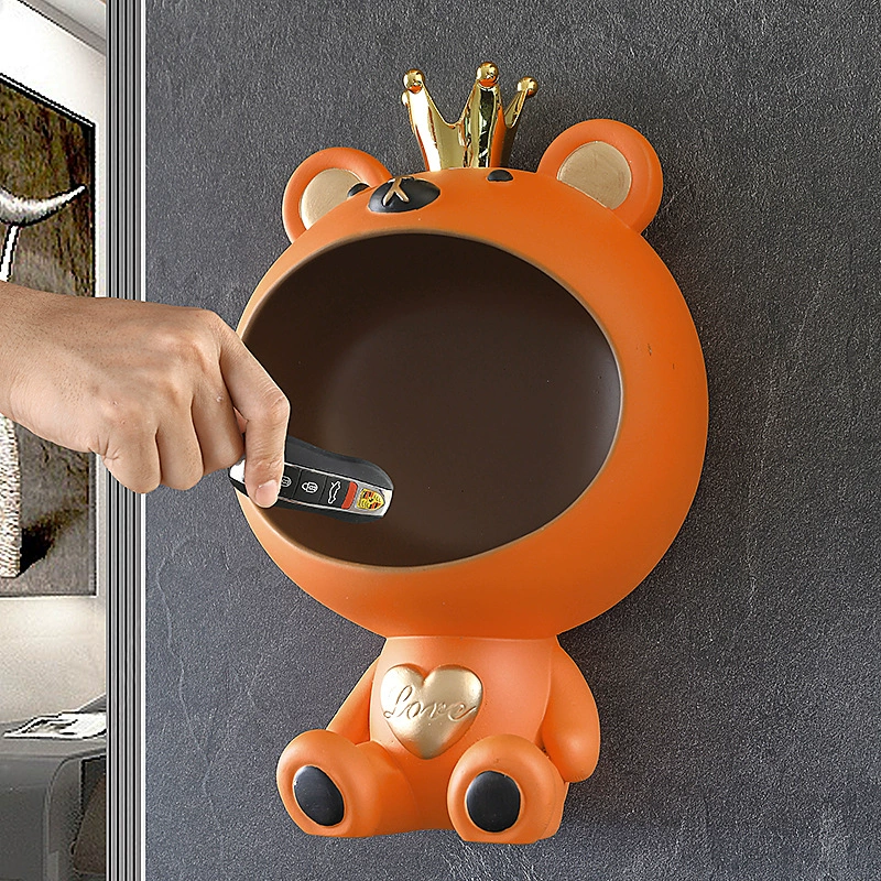 Настенное хранилище Violent Bear для хранения ключей у входной двери, многофункциональное украшение для стен без перфорации