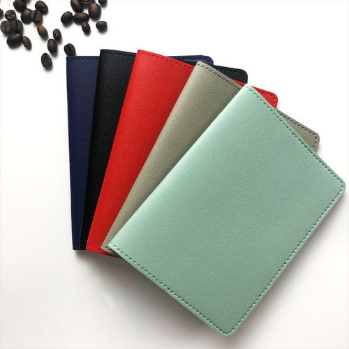 Multi-color thickened Amazon PU leather card passport book protective cover dual-use passport cover passport holder