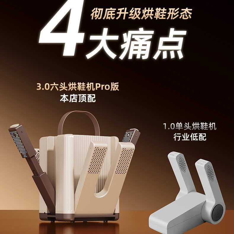 批发跨境烘鞋器速干杀菌除臭神器干湿两用鞋子烘干机全自动干鞋机|undefined