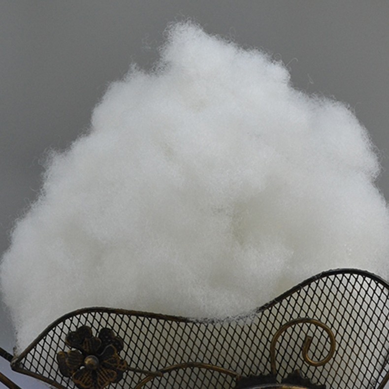 PP蓬松公仔棉7D15D涤纶短纤维娃娃填充棉环保沙发枕头纺织填充料