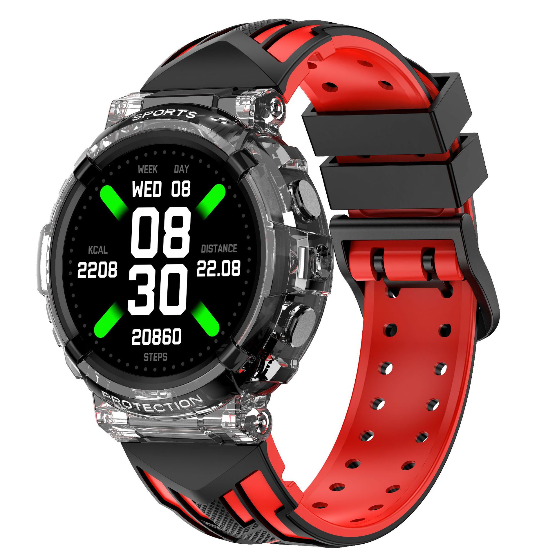 New HT25 Smart (DaFit) Fashion Couple Watch Bluetooth Call Heart Rate Monitoring Waterproof for Multiple Countries_voghion.com