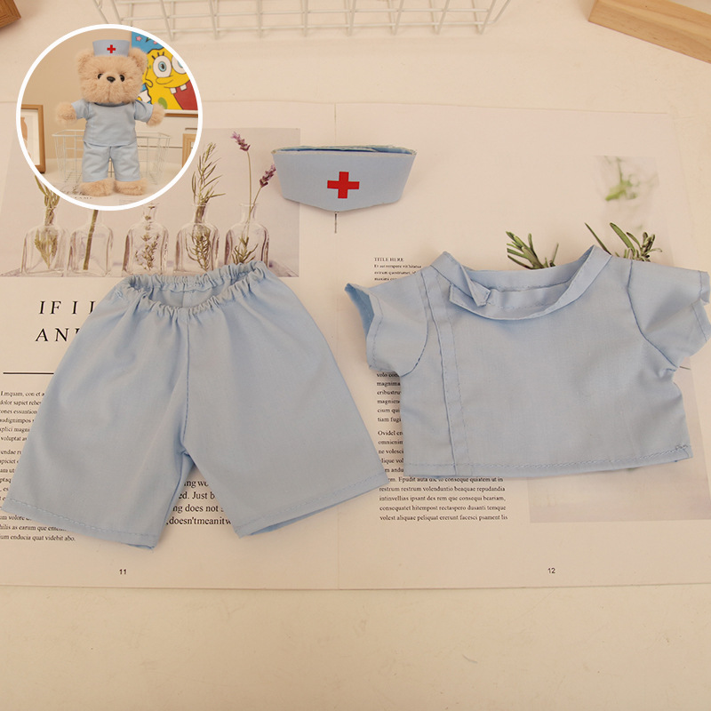 Spot doctor bata blanca traje quirúrgico 30cm traje bebé muñeca muñeca ídolo estrella muñeca