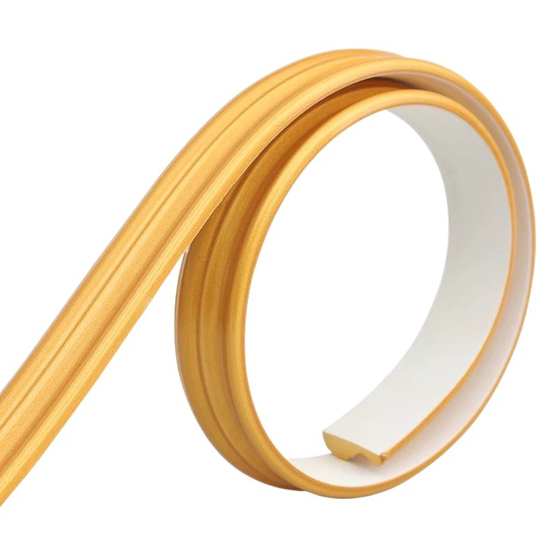 ПВХ декоративная самоклеящаяся линия гипсовая линия потолочная линия гостиная телевизор фон стены декоративная рамка обои край прижимная полоса