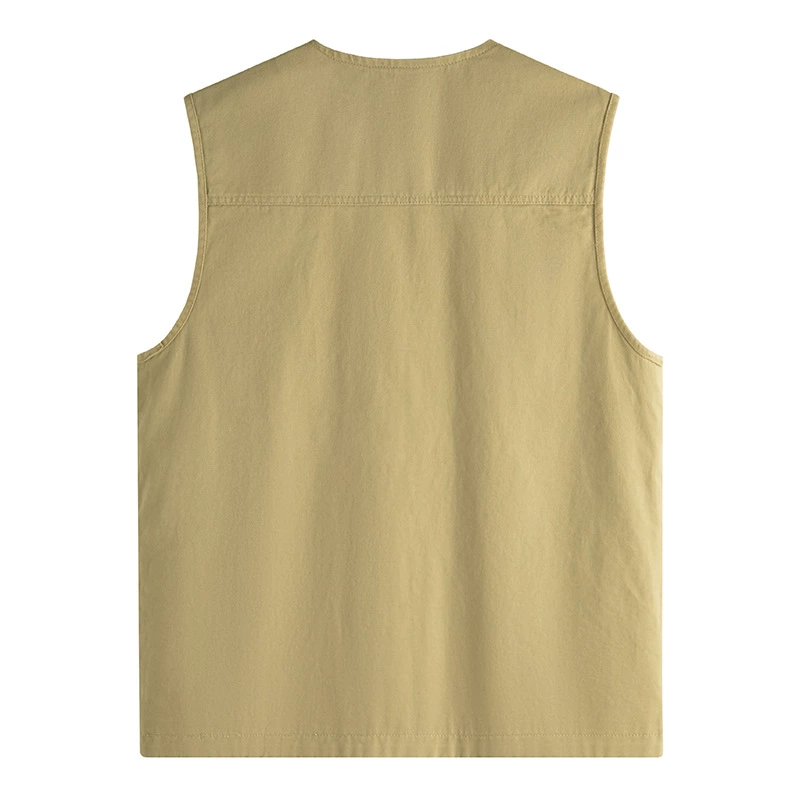 Cotton vest for leisure sleevless, plus size, for import