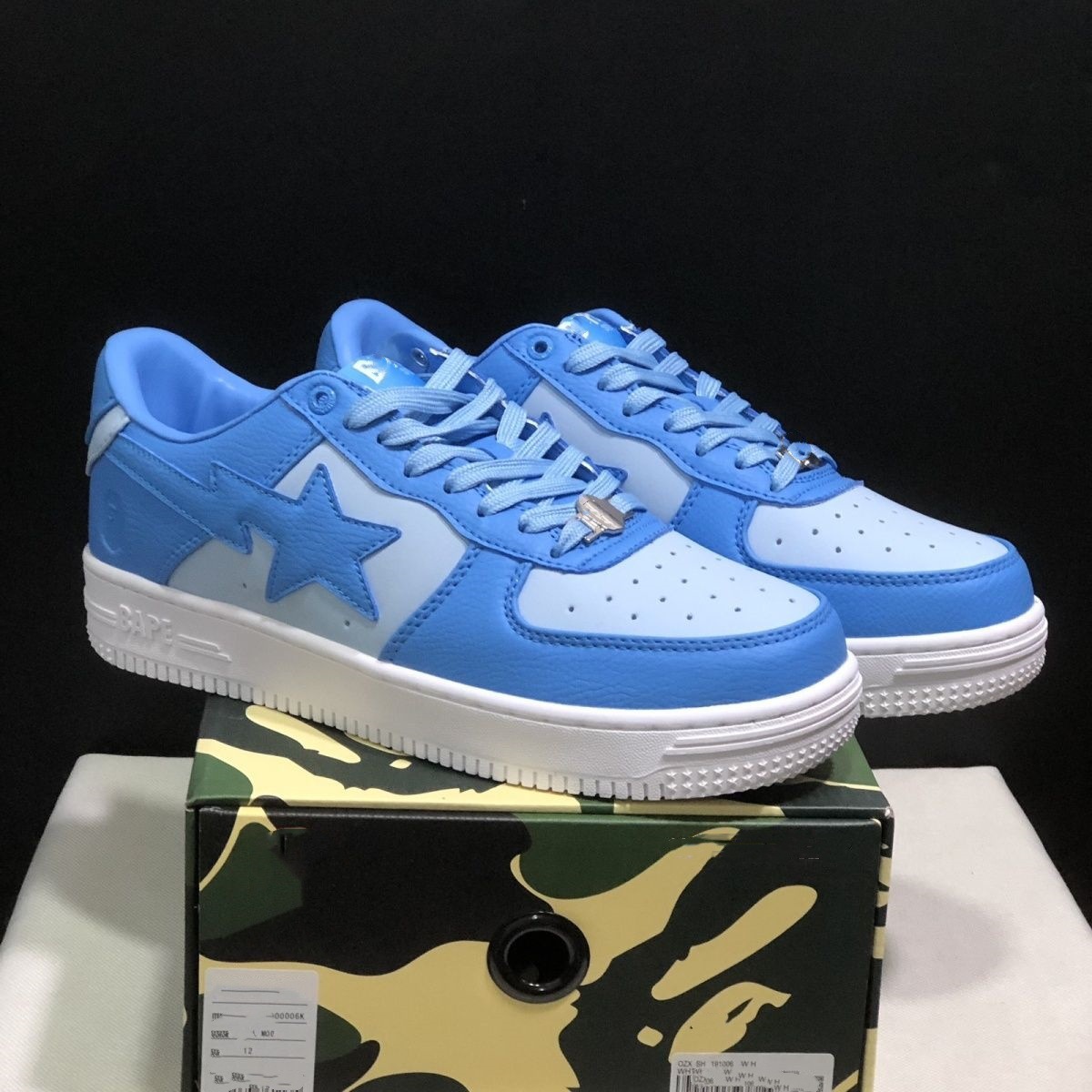 Putian Cross-border BAPEGOOSE ASK8 Camuflaje ante moda callejera vibe pareja escote escoge descanso 2023 otoño