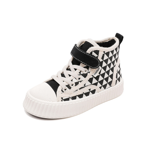 儿童加绒帆布鞋男童二棉鞋冬季宝宝学步鞋加厚女童冬鞋保暖鞋