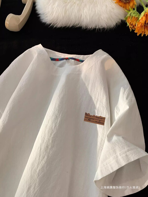 Labeling Linen Short-sleeved T-shirt Men's Summer 2025 New Fashion Brand Loose T-shirt Fashionable All-match Cotton and Linen Clothes Labeling Linen Short-sleeved T-shirt Men's Summer 2025 New Fashion Brand Loose T-shirt Fashionable All-match Cotton and Linen Clothes