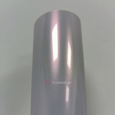 PET Tech Silver Blue Green Orange Purple Pink Gold Red Color Changing Film TPU Car Body Color Changing Film Cross-Border Direct Sales Factory Wholesale (Auto Color Change Film) - pet-tech-silver-powder-glossy-15216m