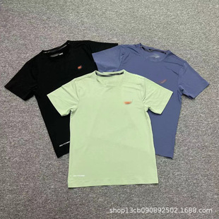 25 New Summer Short-Sleeved Men's Quick-Drying Breathable Sports and Fitness Materials Are Loose and Stylish and Can Be Worn Daily and Casually
