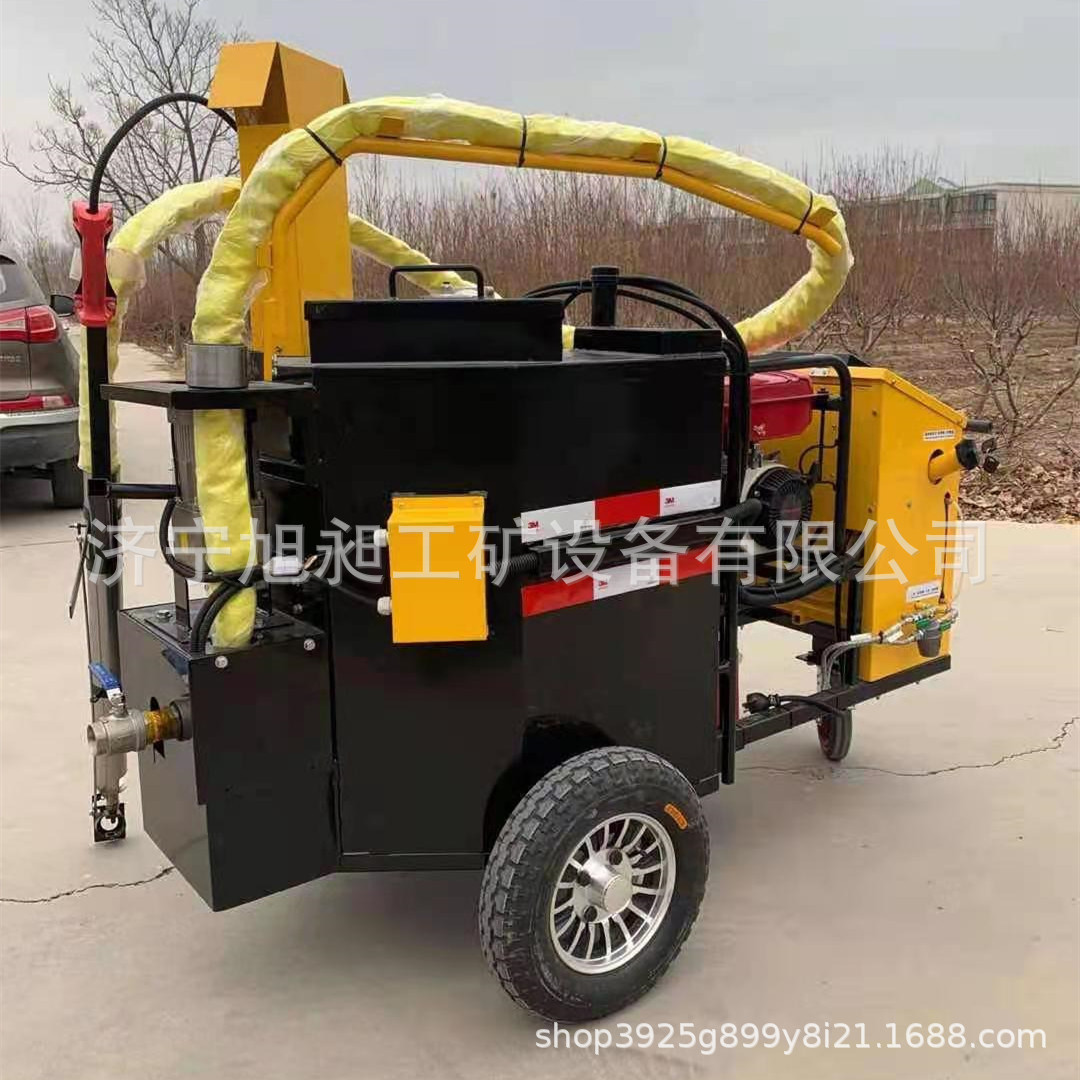 工程沥青路面灌缝机 小型手推路面裂缝修补灌缝机 60L沥青灌缝机
