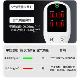 甲醛检测仪家用专业自测新房室内空气质量高精度检测甲醛苯试纸盒