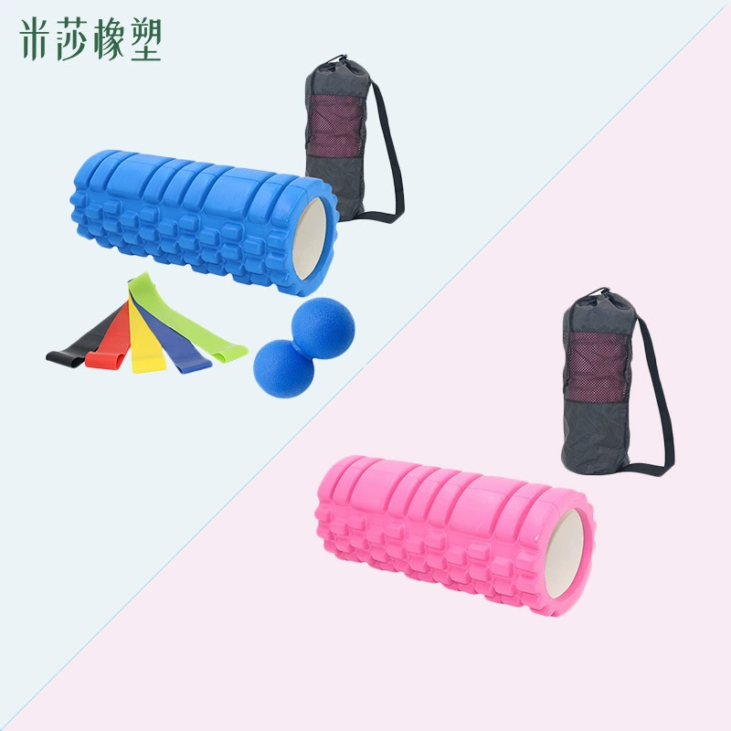 Ева фитнес полые Йога колонки костюм 33 см гранулированный пены вала комбинации фитнес пена роликовый массажер