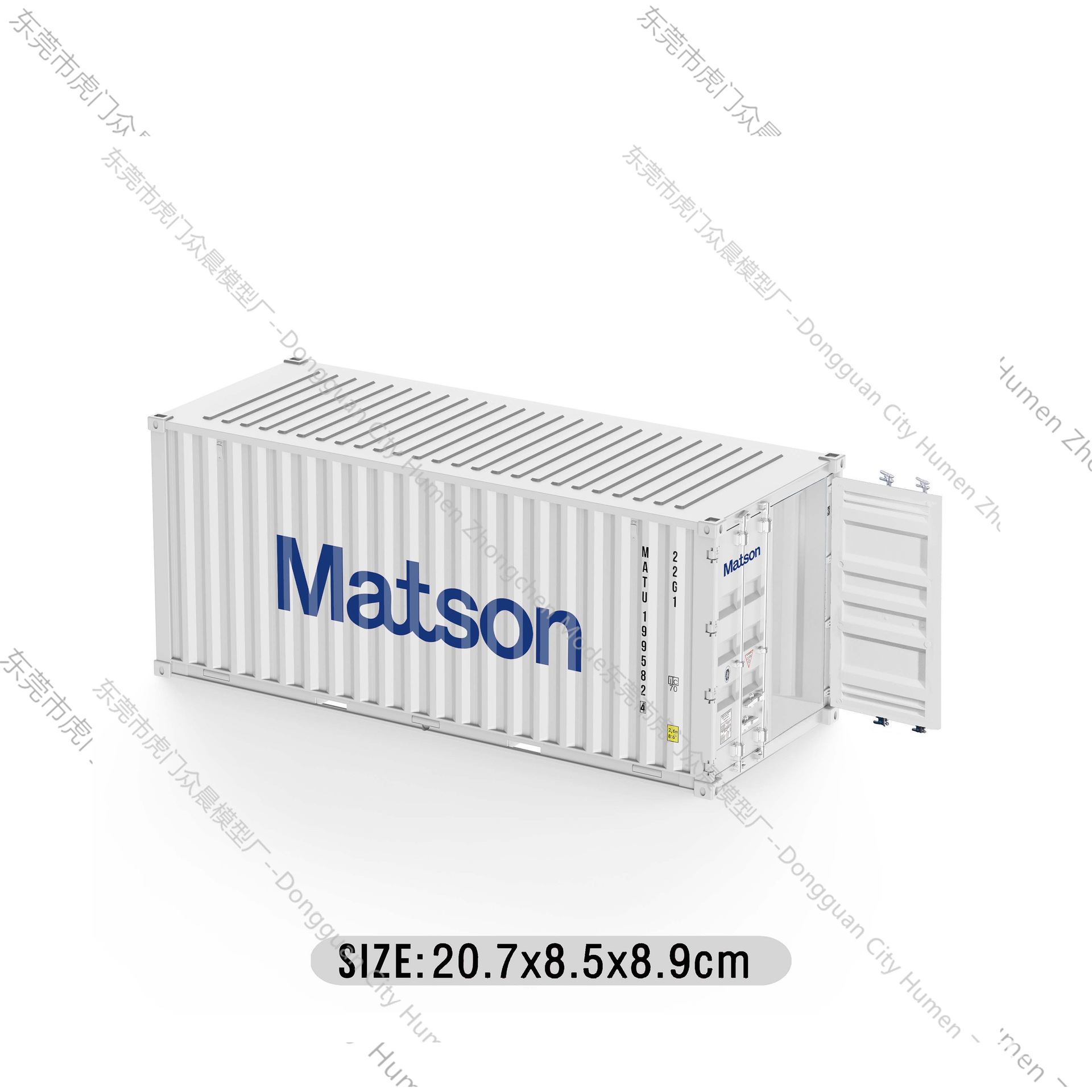 Modelo de contenedor mediterráneo Pequeños adornos industria logística Regalo de acompañante de negocios Soporte de impresión de logotipo gráfico