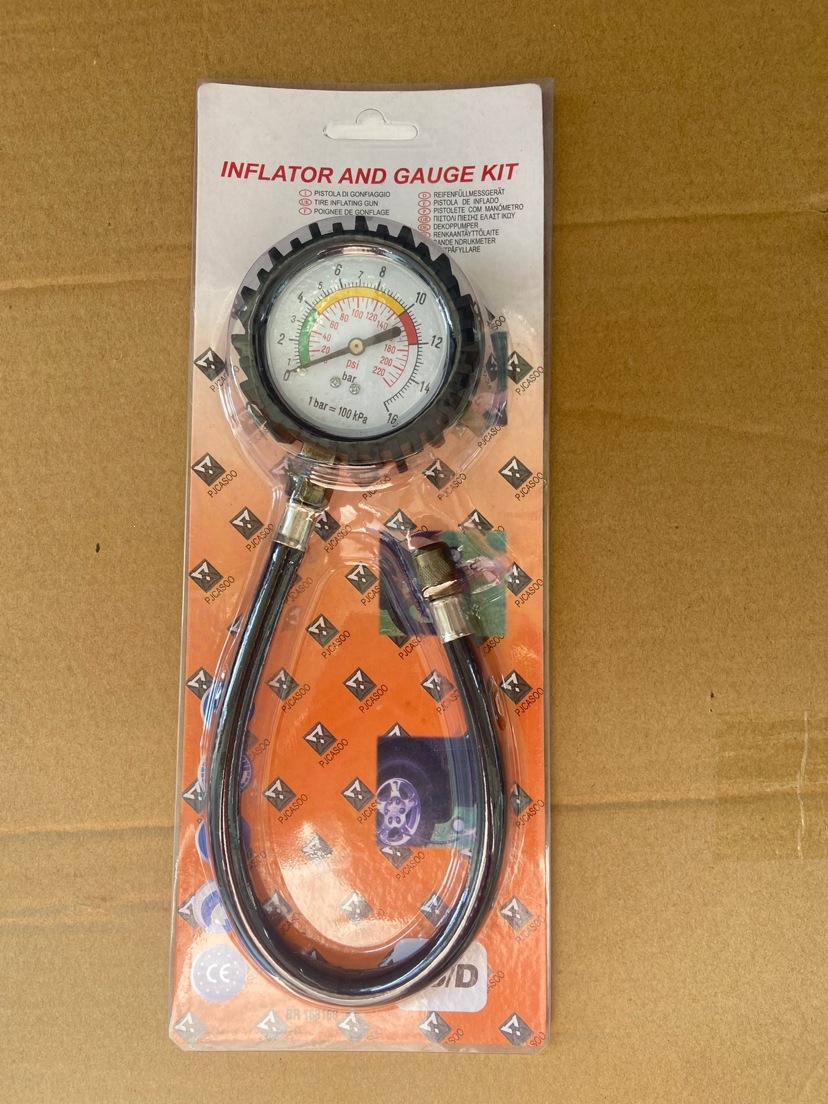 Pressure gauge, tire pressure detection, air pressure gauge, hardware tools, Yifeng