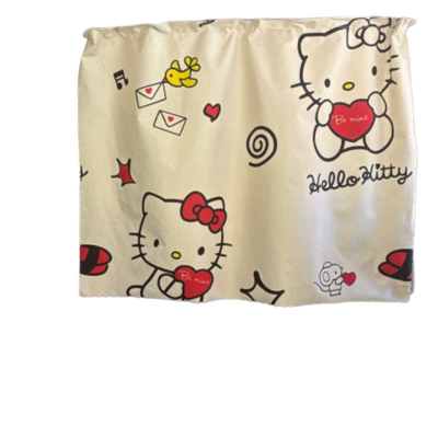 Cartoon Sunshade Curtain for Car, Sliding Car Curtain, Baby Uv Protection, Heat Insulation Car Curtain (Car curtains) - hello-kitty-1-piece