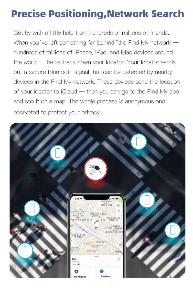 FindMy Bluetooth Tracker for iOS Keychain