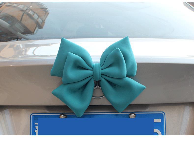 Car Tail Bow Decoration Pendant Trunk Car Sticker Accessories Car Tail Ornaments Car Motorcycle Doll