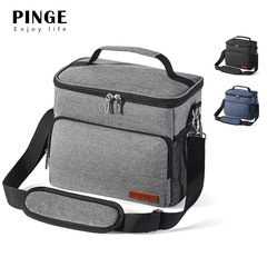 跨境專供加厚手提午餐包保冷保鮮冰包大容量外出防水保溫野餐包