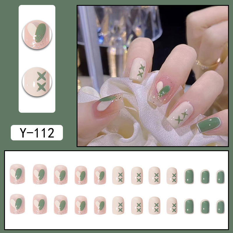 Simple Style Gradient Color Plastic Nail Patches 1 Set display picture 28