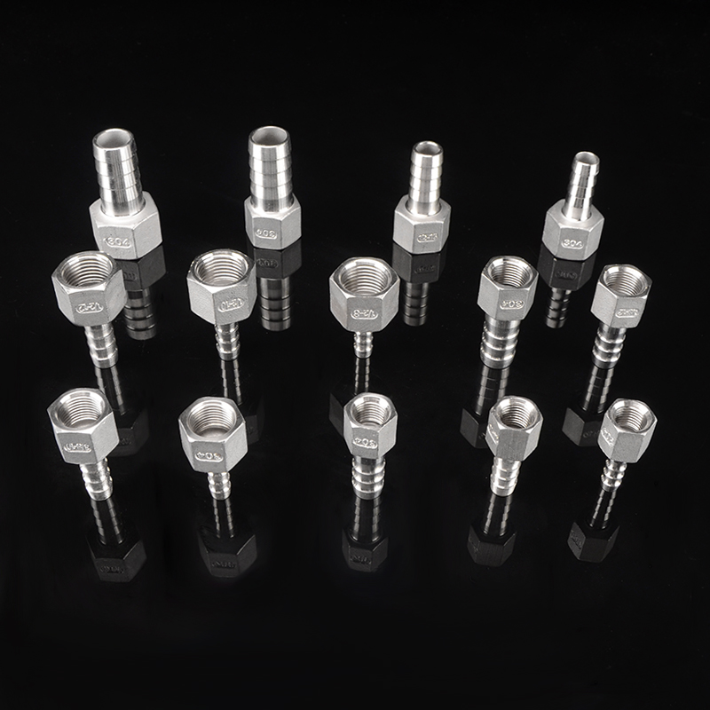 304 acero inoxidable alambre interno junta torre 1 2 3 4 6 manguera neumática torre boca enchufe cabeza verde