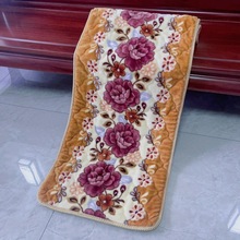 实木沙发垫冬款加厚毛绒防滑四季通用三人座长椅棉垫保暖垫子aω