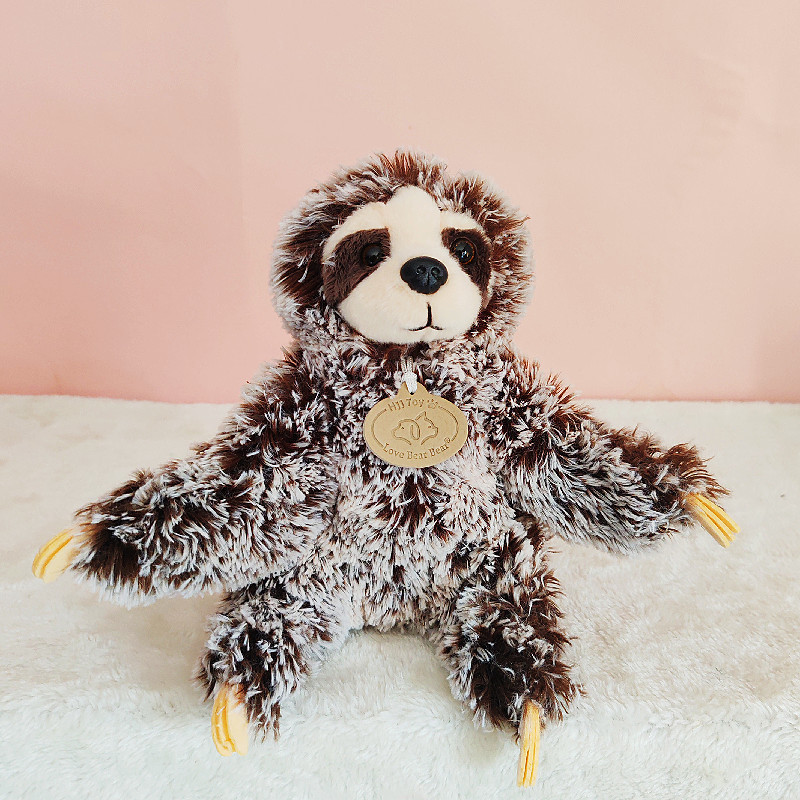 Peluche de Perezoso Pequeño Sudamericano, Feo y Divertido, Regalo de Cumpleaños para Niña, Venta al por Mayor Transfronteriza