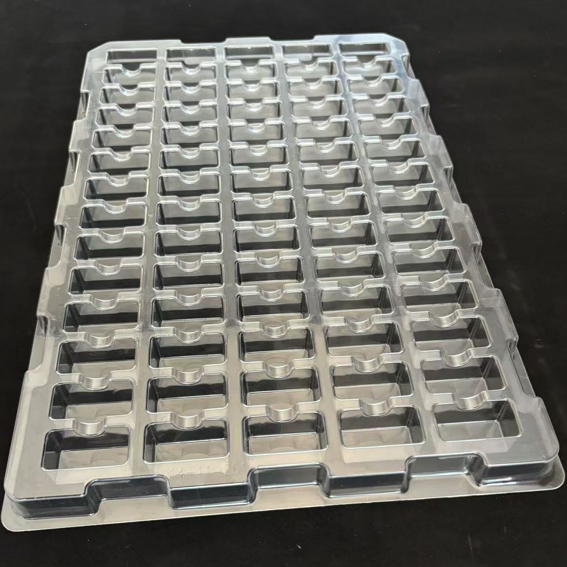 电子元件吸塑托盘透明防静电PET 周转盒吸塑内衬厂家包装盒