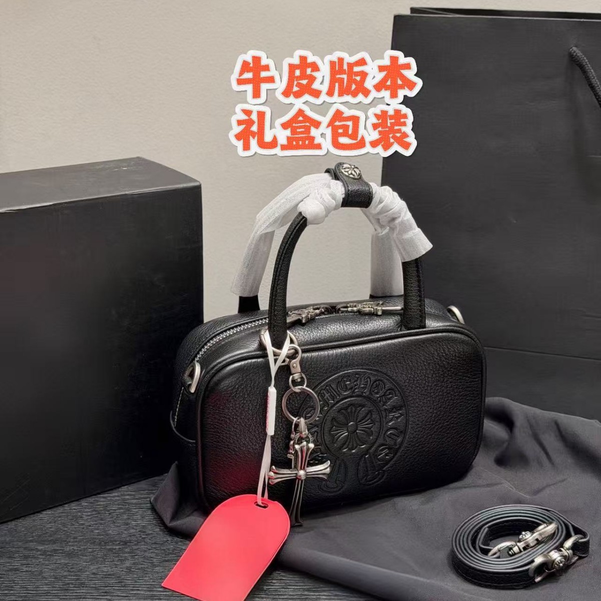 2025 Luxury Niche Handheld Crossbody Pillow Bag Top Grain Cowhide Leather Cross-Core Cross Bowling Bag For Women
