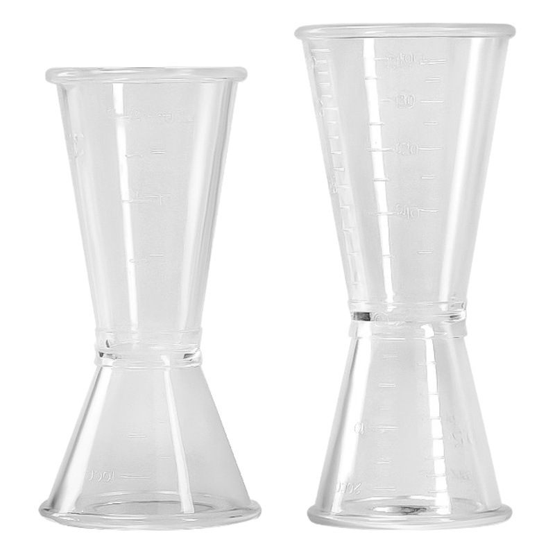 PC resin Ansi Cup with scale measuring cup Ansi cup measuring cup coffee milk tea cocktail 20/40cc