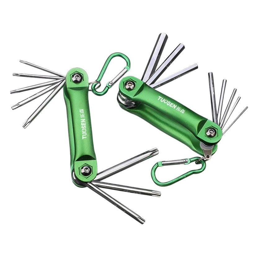 Torson Tools Шестигранный ключ Torx оптом, складной шестигранный ключ с плоской головкой из 8 предметов