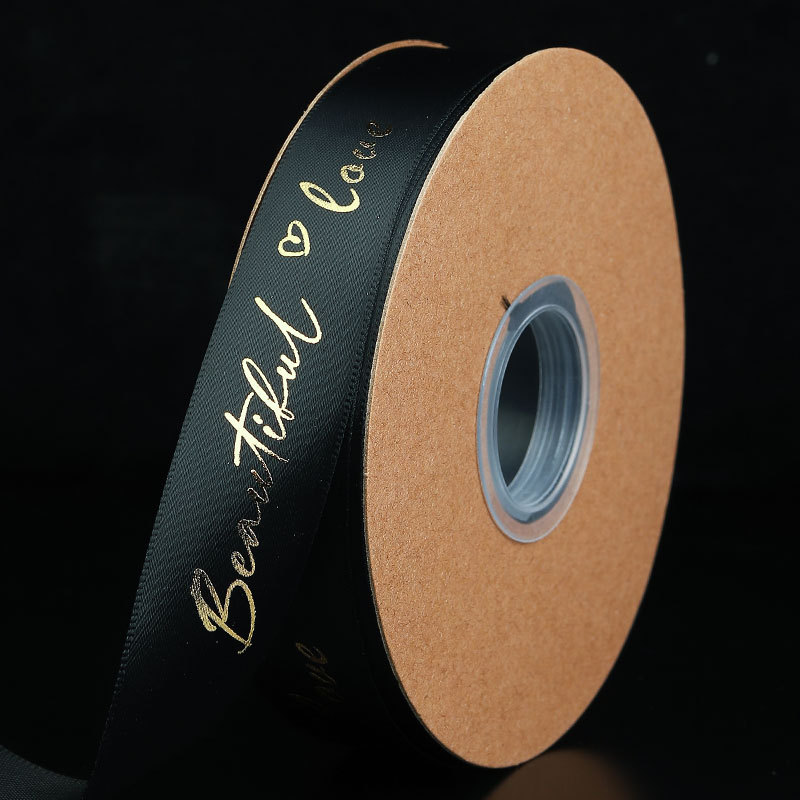 Negro-Inglés AMOR * 45 yardas/rollo * 2,5 CM ancho