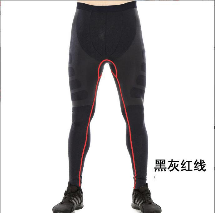 자른 바지 회색 빨간색 선