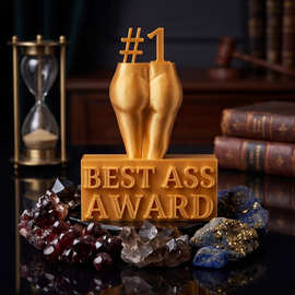 欧美风Best Ass Award 创意奖杯摆件趣味金色奖杯搞怪创意礼物606