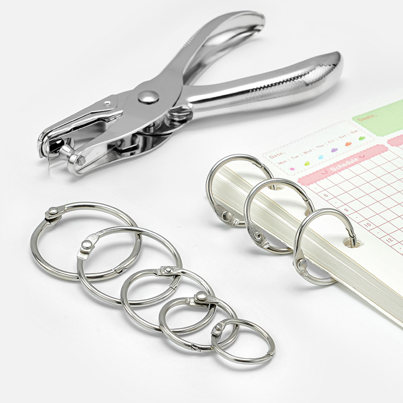 Metal Binder Rings DIY Journal Iron Book Rings Card Rings Binding Rings Keychain Accessories Curtain Hanging Rings