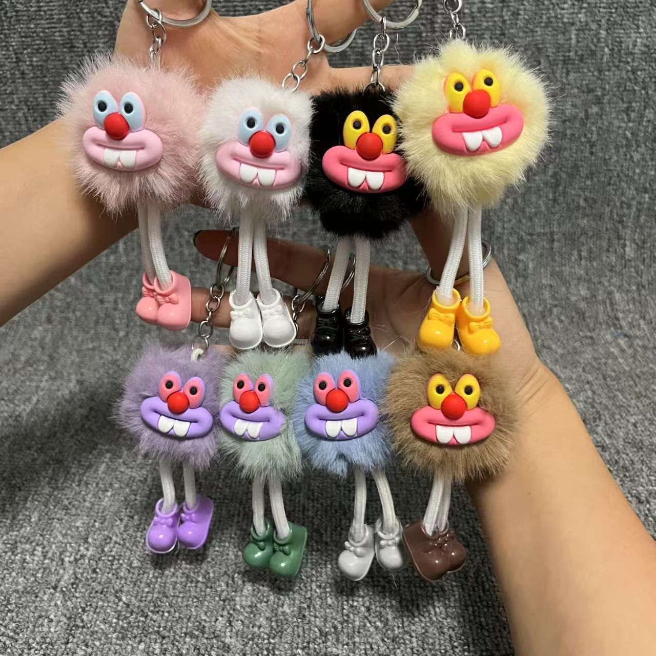 little devil long-legged plush pendant schoolbag campus good-looking all-match cartoon cartoon niche cheap gift activity