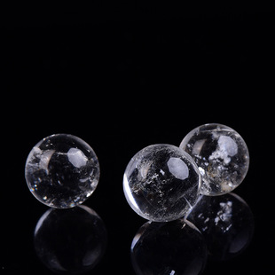 Factory direct supply natural white crystal ball massage ball polished stone home decoration gift free bracket