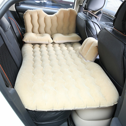 Car air bed corrugated head guard protects car SUV back seat car travel mattress Car air bed