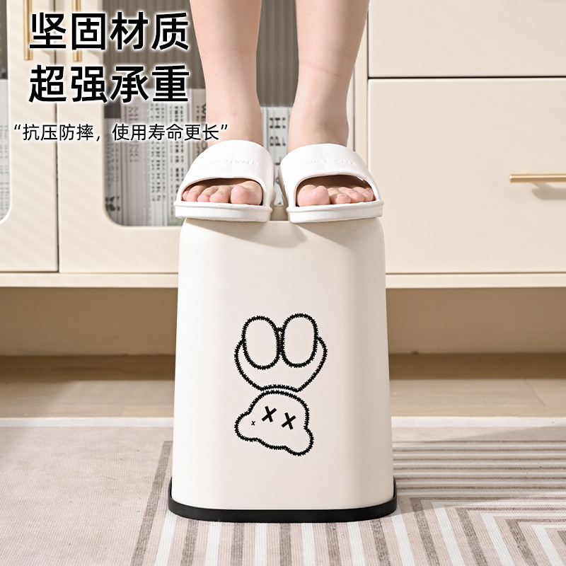 Basura del hogar ins salón baño cuadrado creativo luz lujo sin tapa gran diámetro bobina de papel entrega al por mayor
