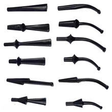 手工石楠木军插烟斗DIY制作烟斗咬嘴斗柄亚克力烟嘴烟具现货批发